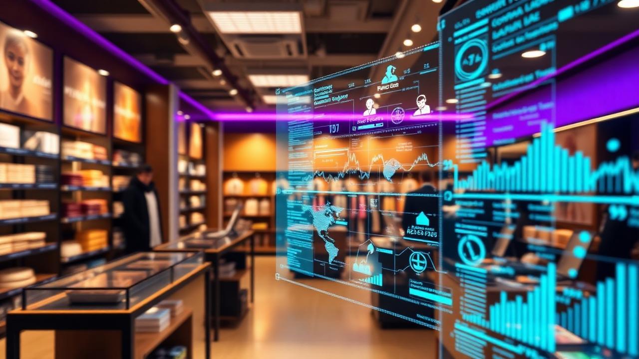 Retail environment with data intelligence overlay
