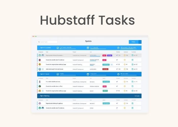 Hubstaff - Project management software