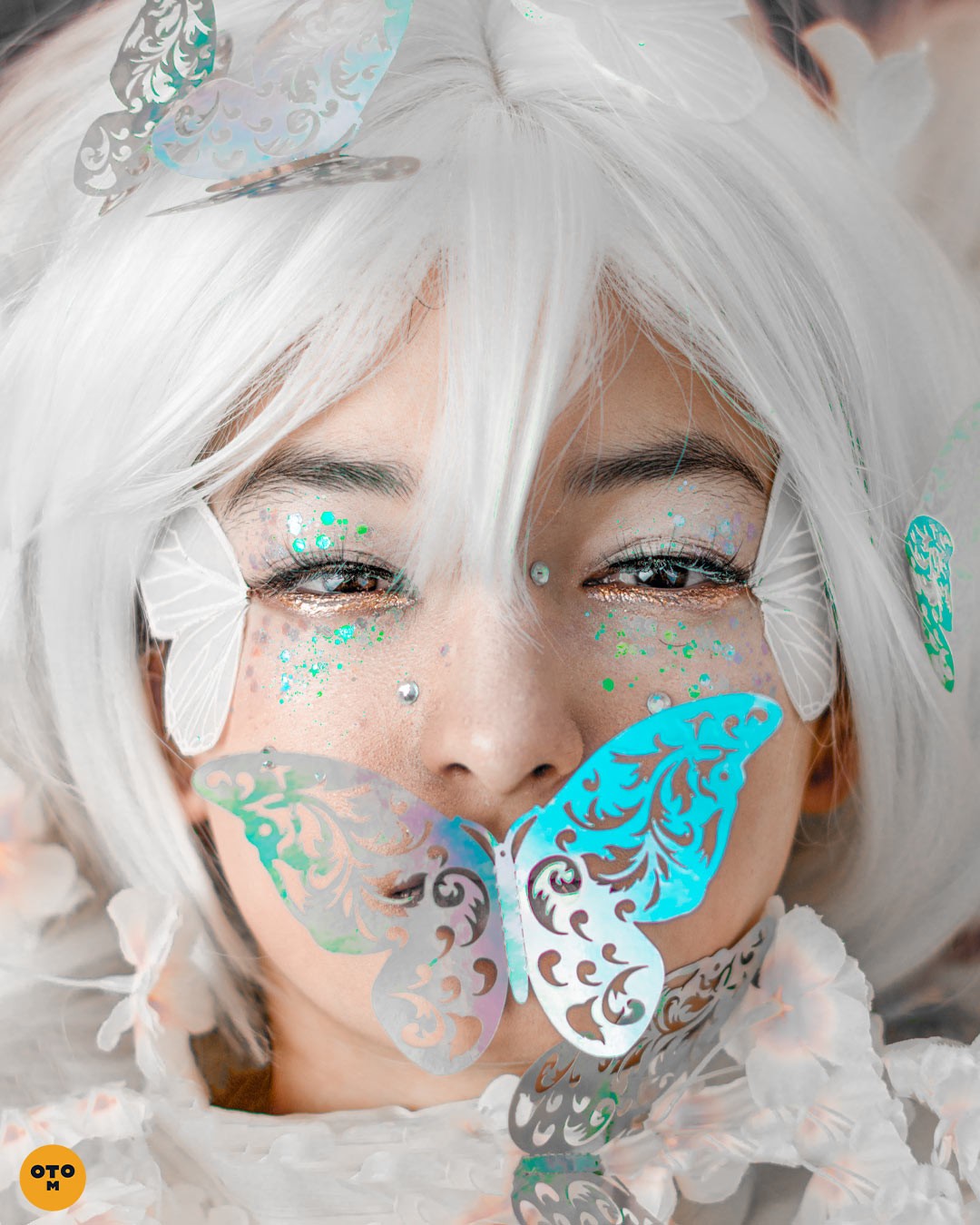 Butterfly girl, photoshoot. Shot with Nikon Mirrorless Camera. otrominuto.com