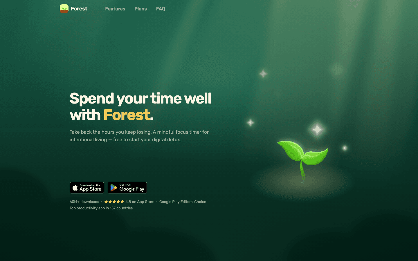 Forest app website