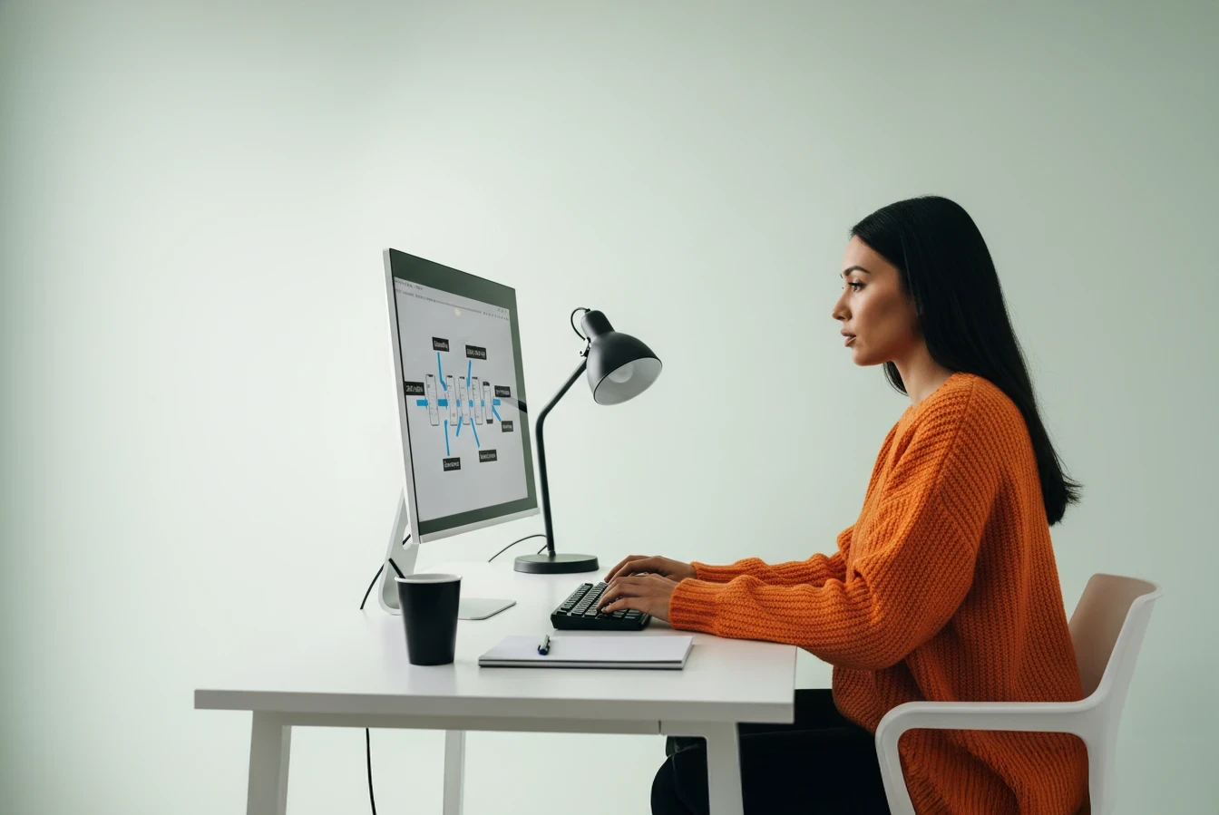 élève découvrant le metier ux ui designer