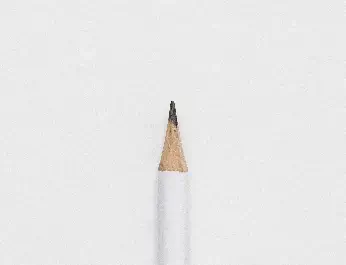 white lead pencil on surface