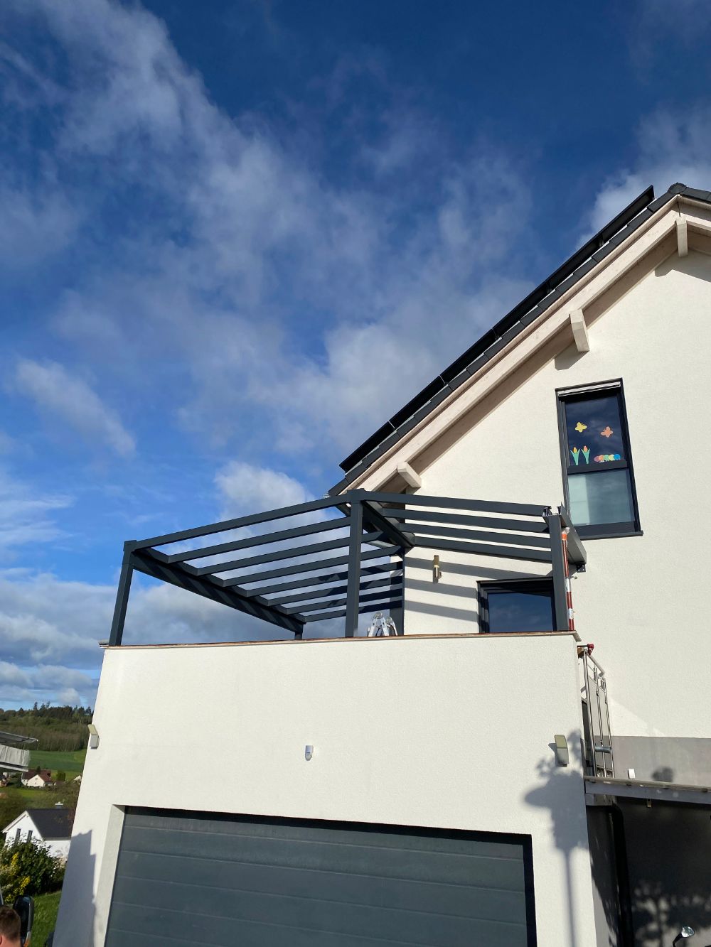 Terrassenüberdachung in Talheim – Detailansicht der Ausführung