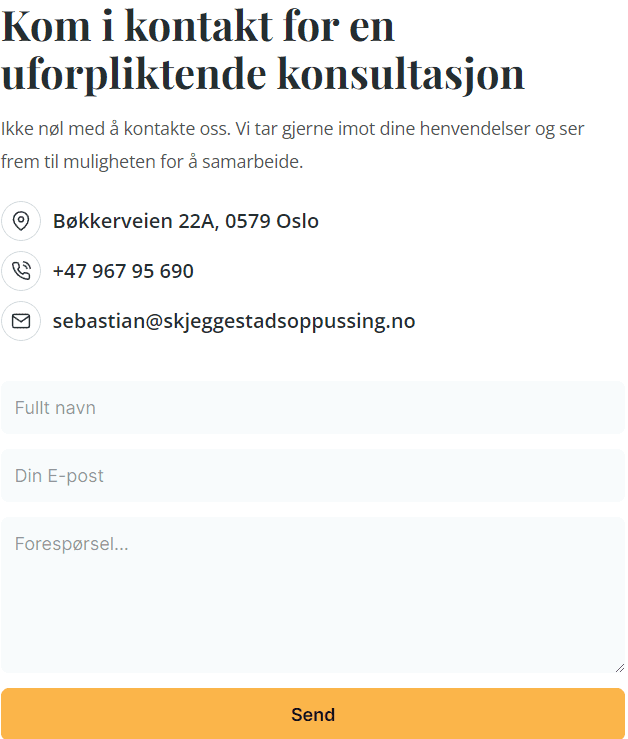 Nettsidens brukervennlig struktur