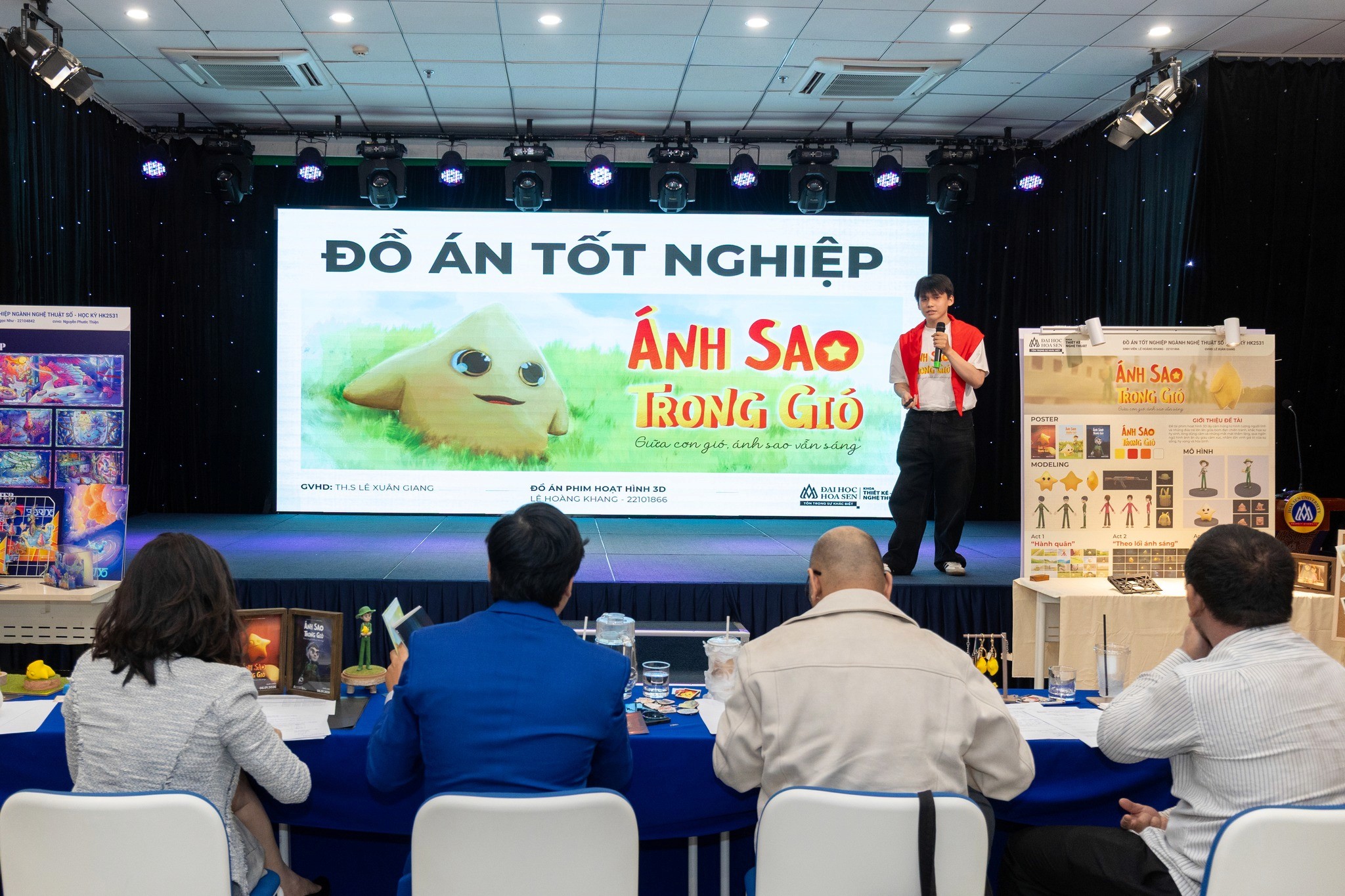 Bảo vệ đồ án tốt nghiệp ngành Nghệ thuật số HSU | Đào tạo gắn thực tiễn