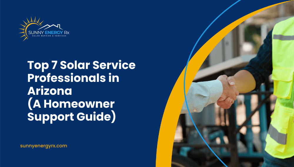Top 7 Solar Service Professionals in Arizona (A Homeowner Support Guide)