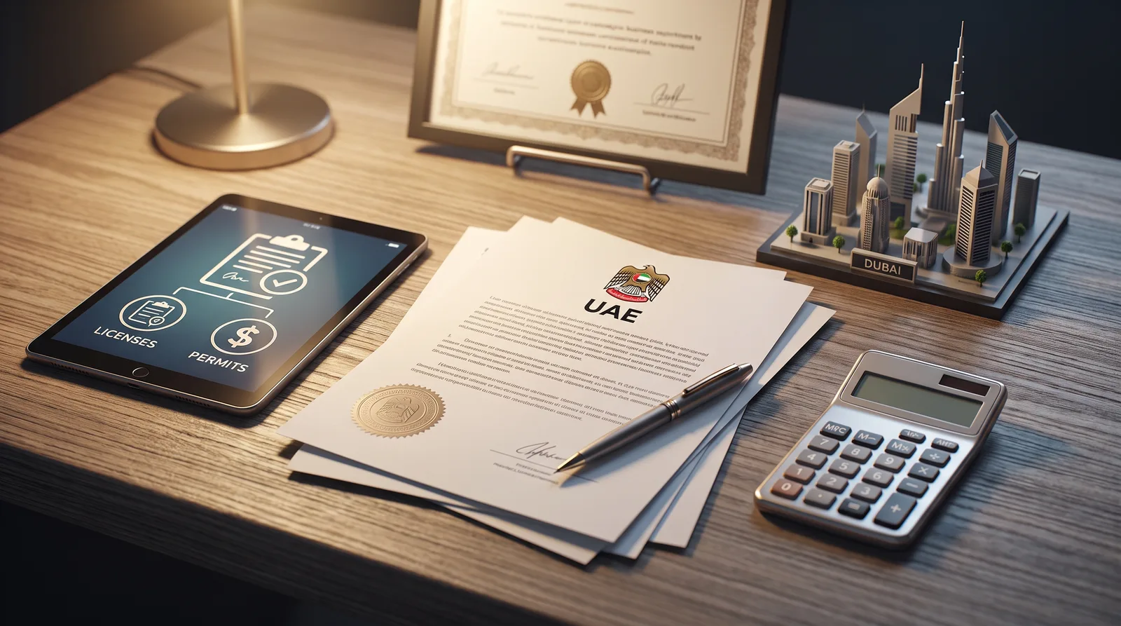 Advertising license Dubai with permits and approval cost documents