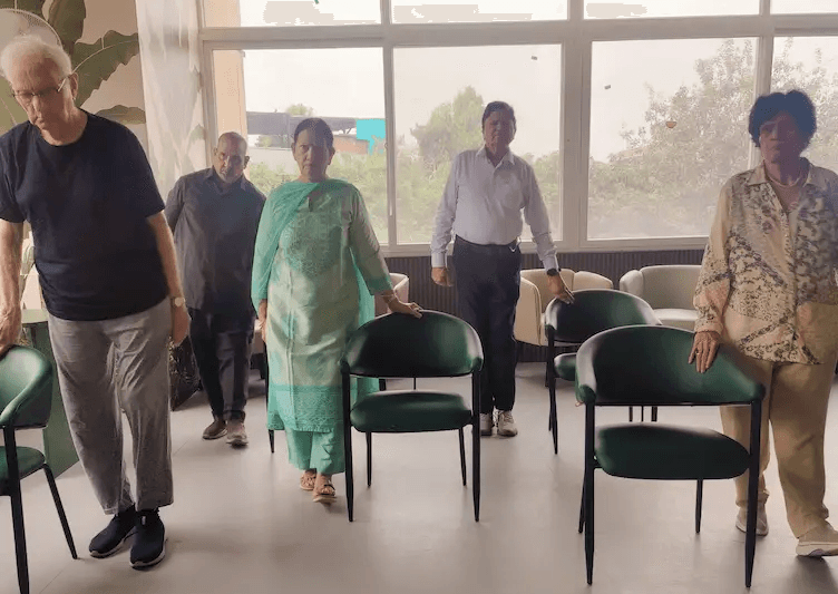 elderly Woman and doctor talking