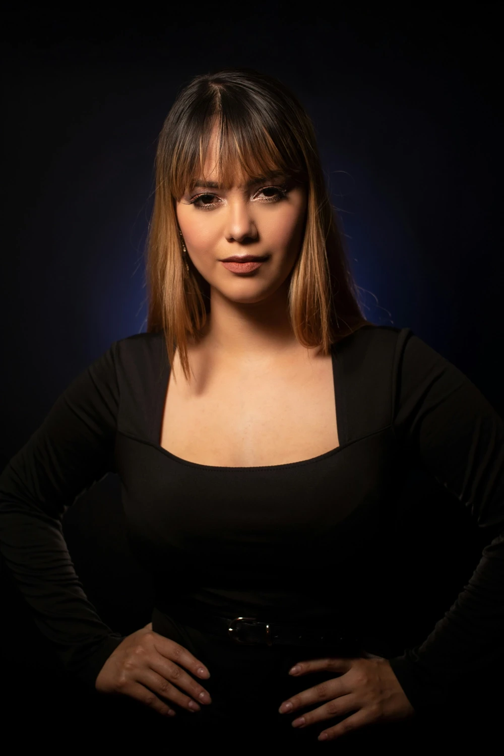 A portrait of a woman