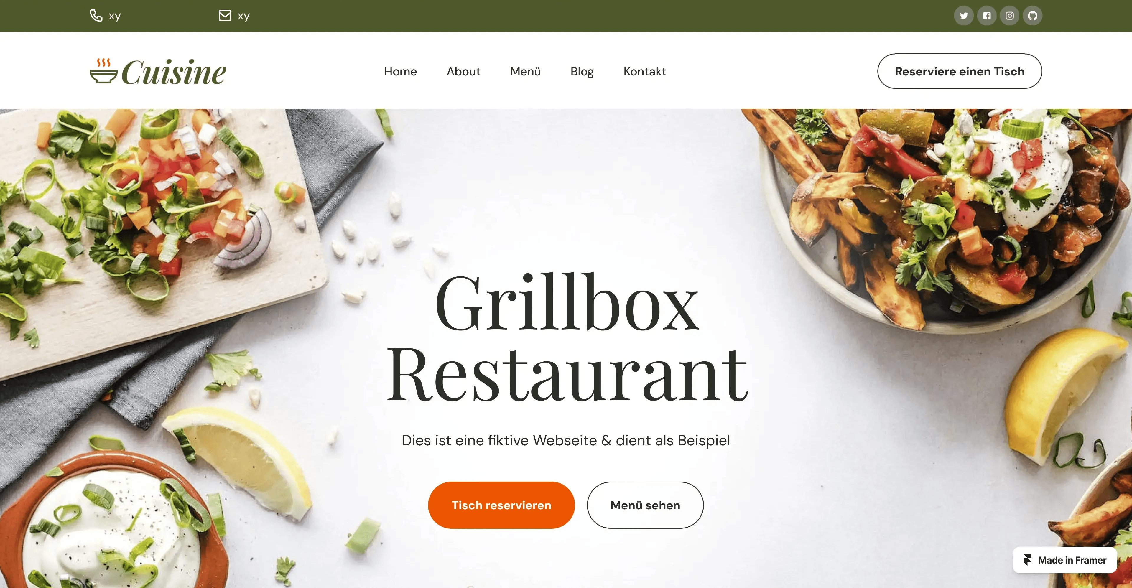 Webseite Grillbox