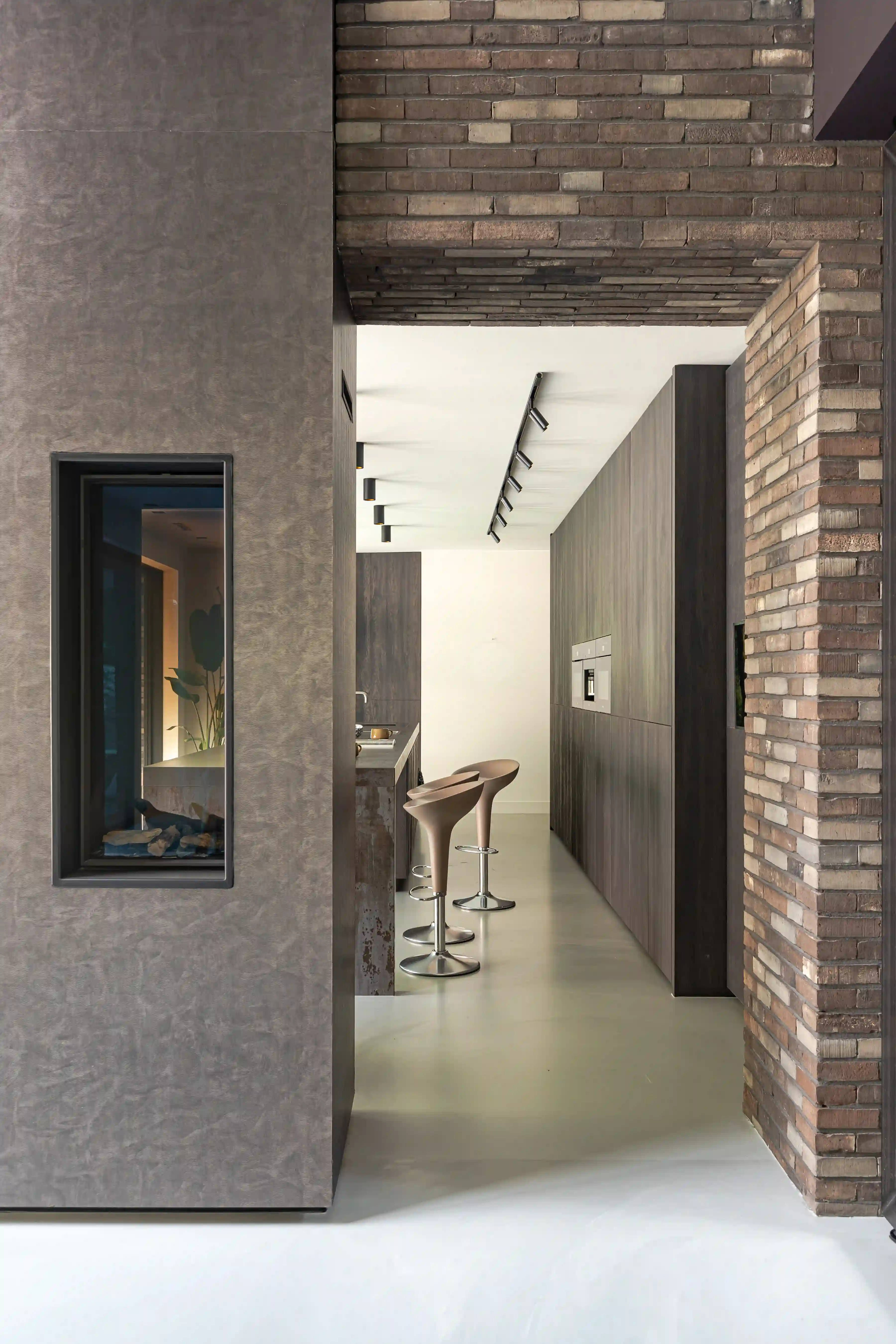 haart met zicht op de keuken