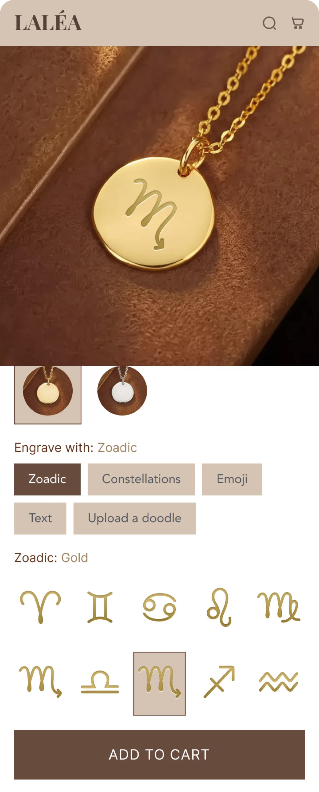 Custom Zoadic Necklace