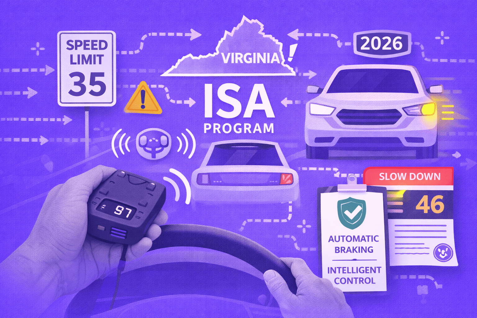 Virginia Intelligent Speed Assistance ISA Program 2026: What Drivers Need to Know