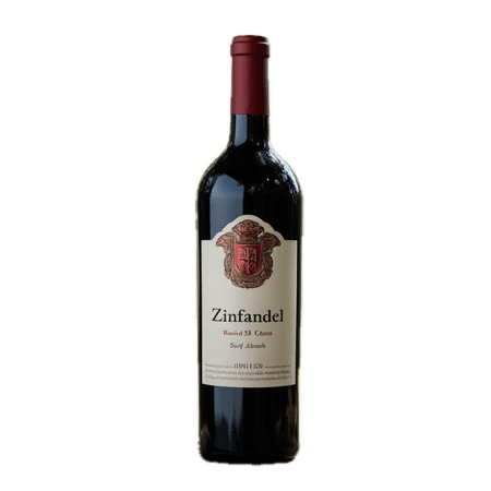 Bottle of Zinfandel 2020, Bold Harmony, with an earthy-toned label and refined look.