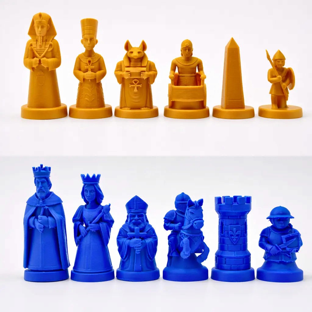 Antik Mısır ve Antik Avrupa Temalı Satranç Takımı