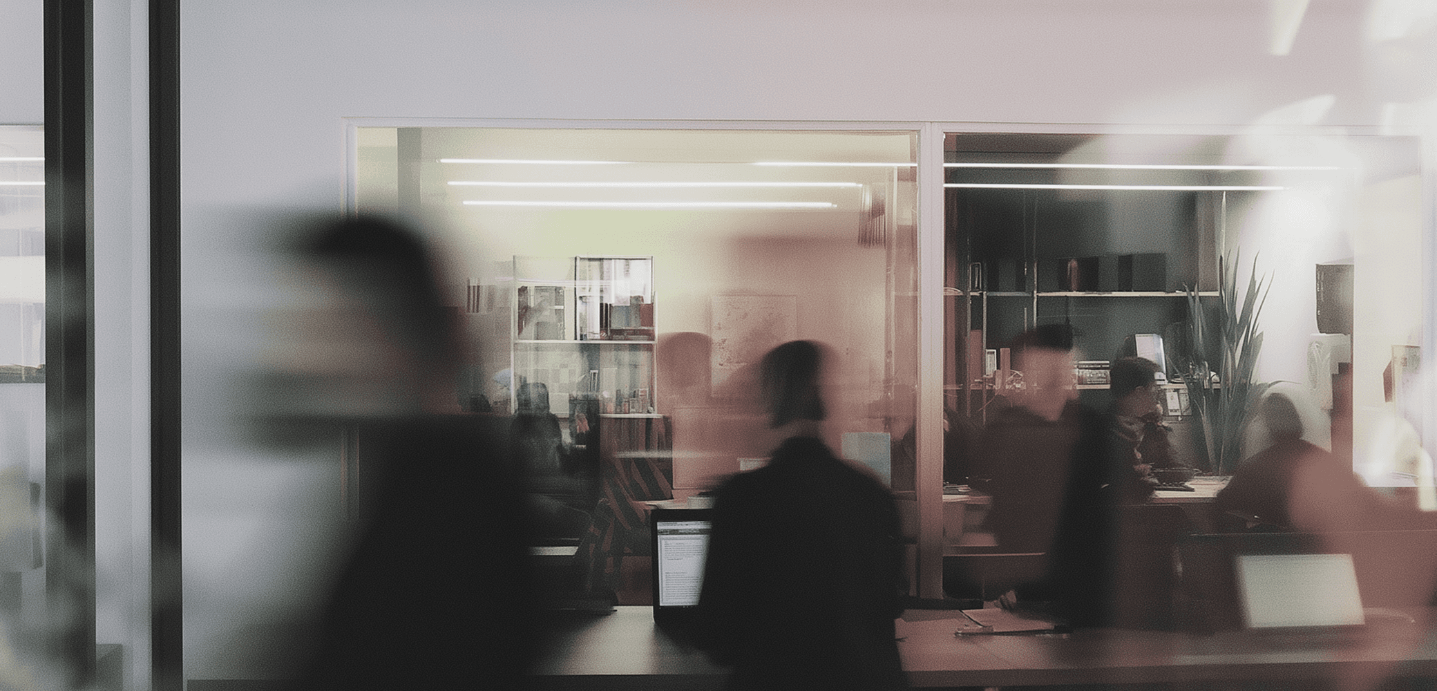 Hero Image of a AI saas Company website