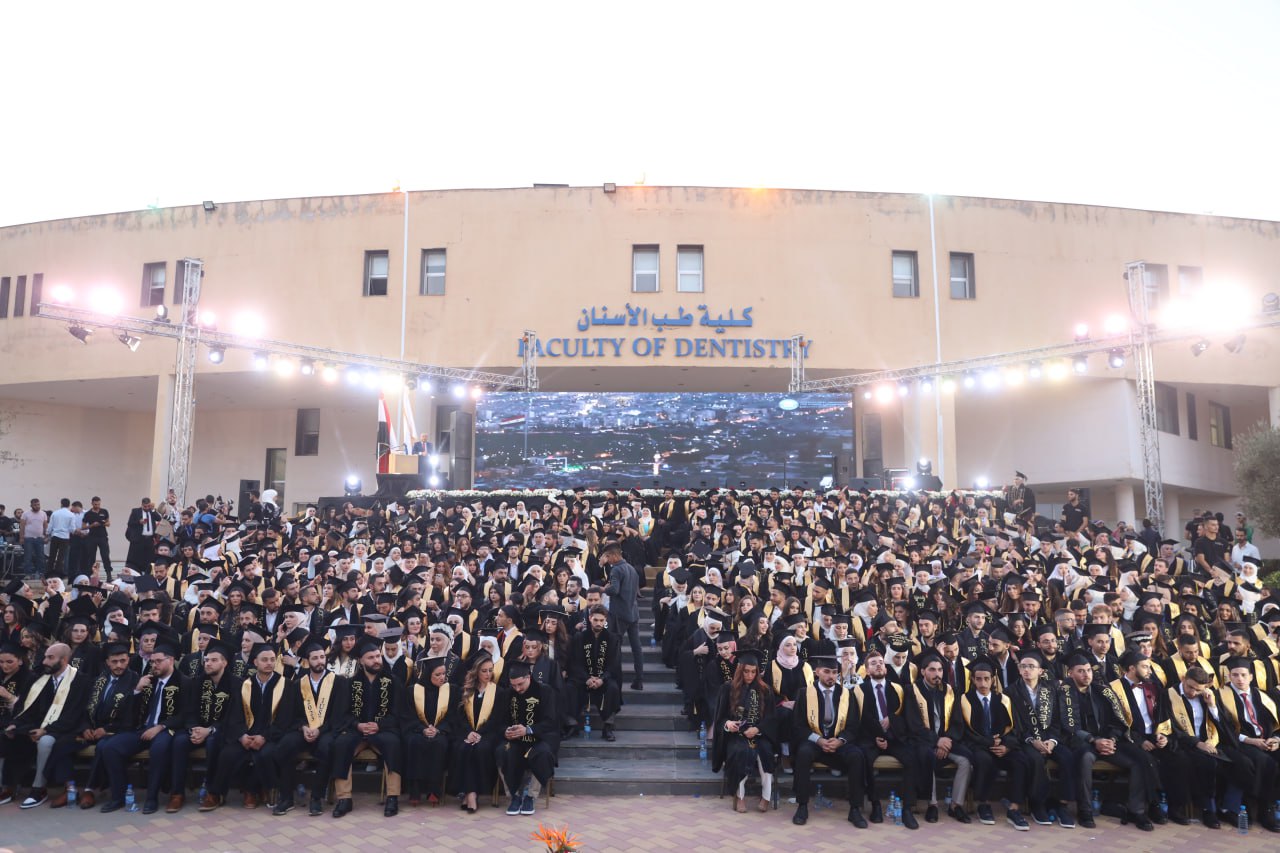 university - lighting - graduation - students - event management - syria - uae - firework
