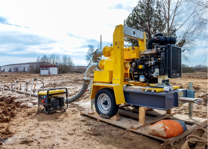 Wastewater treatment via dewatering solutions