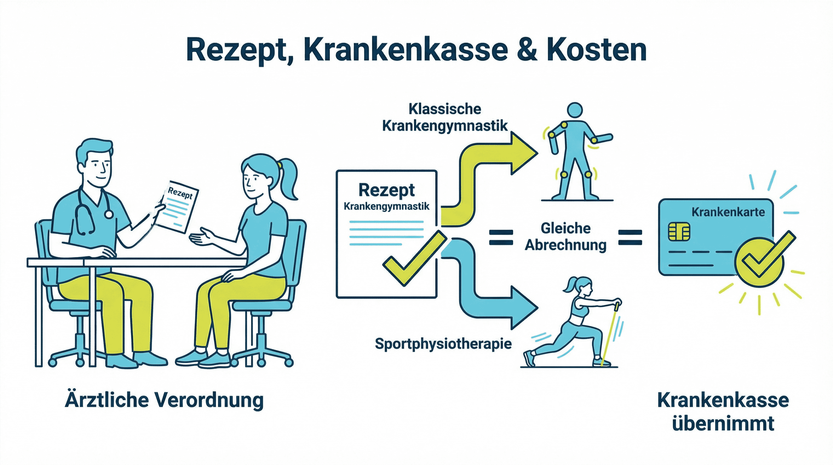 Illustration zum Rezept, der Krankenkasse und der Kosten