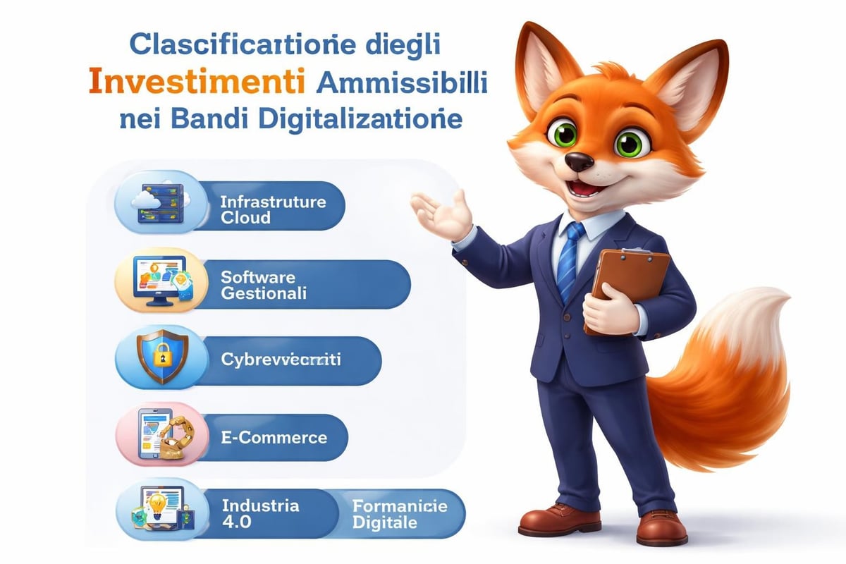 Categorie investimenti digitalizzazione