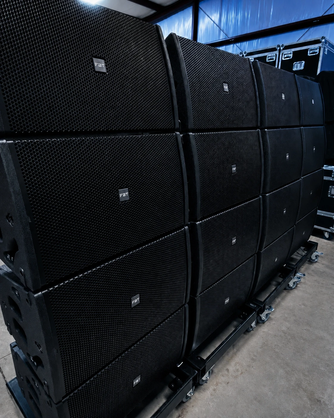UpLight audio system at a live event