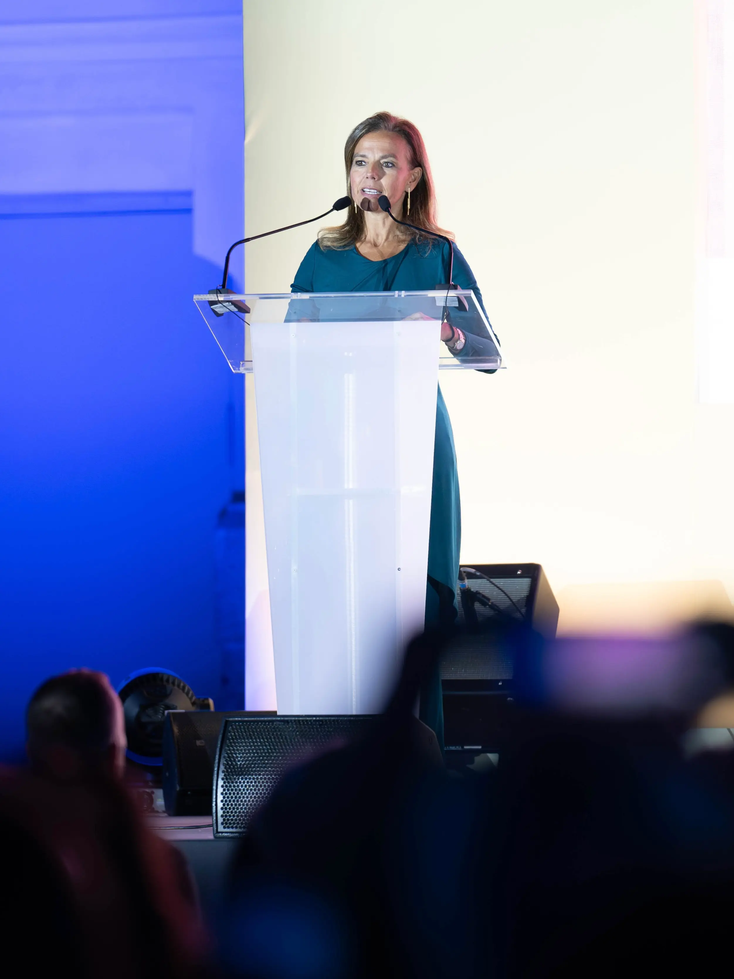 Almudena Maíllo, concejala del Ayuntamiento de Madrid, en el Palacio de Cibeles