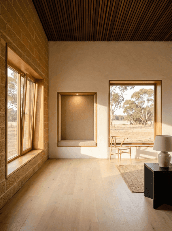 Shed House Australia showing how a shed house can be built with beautiful Respirabuilt Hempcrete blocks for a high-performance and comfortable home.