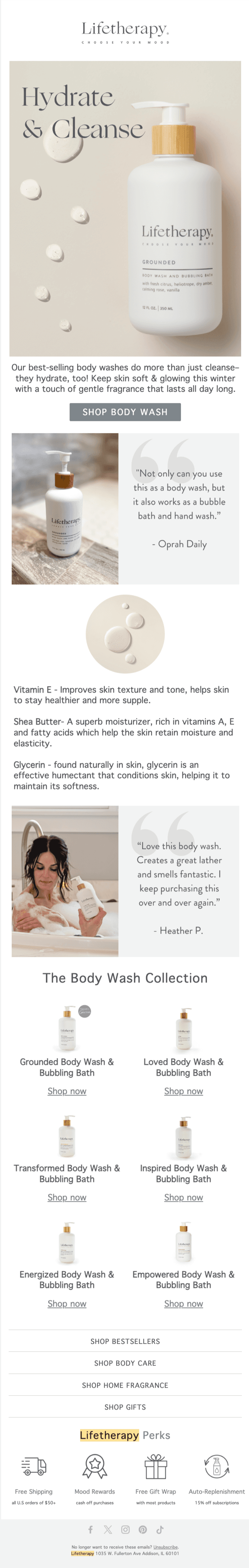 Hydrate & Cleanse Email