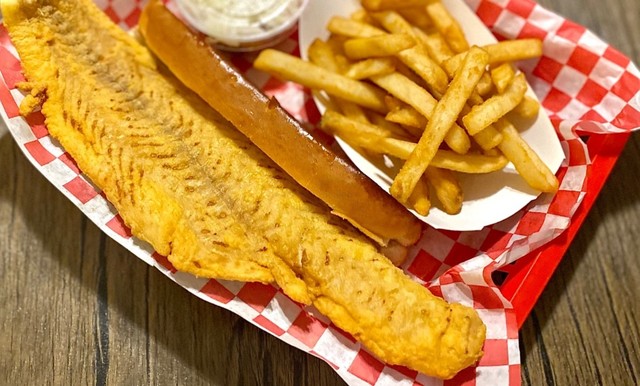 A fish fry roll