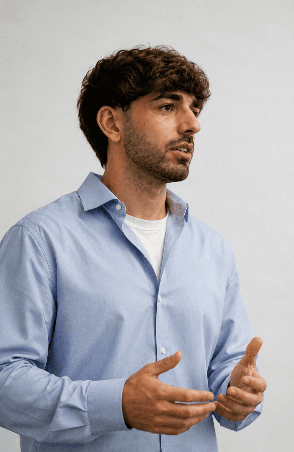 A portrait of a businessman