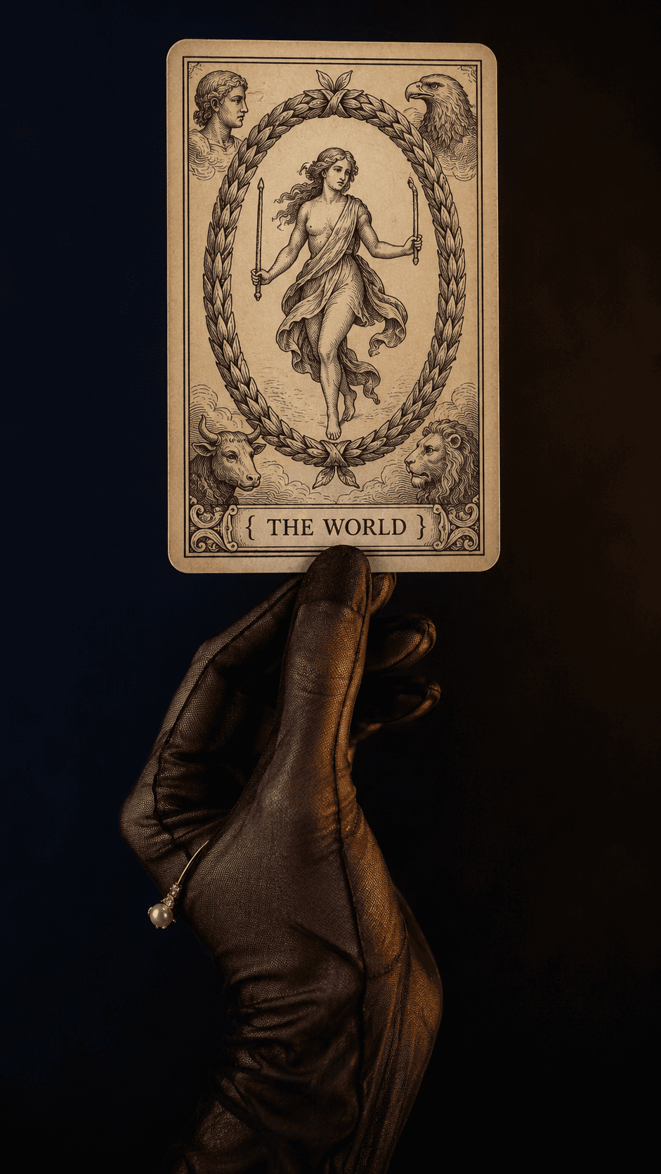 The World tarot card