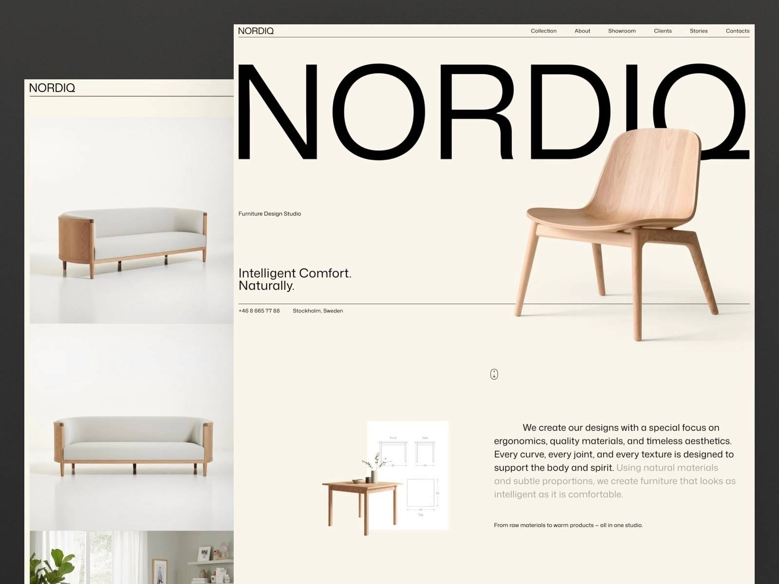 nordiq furniture & interior design studio template