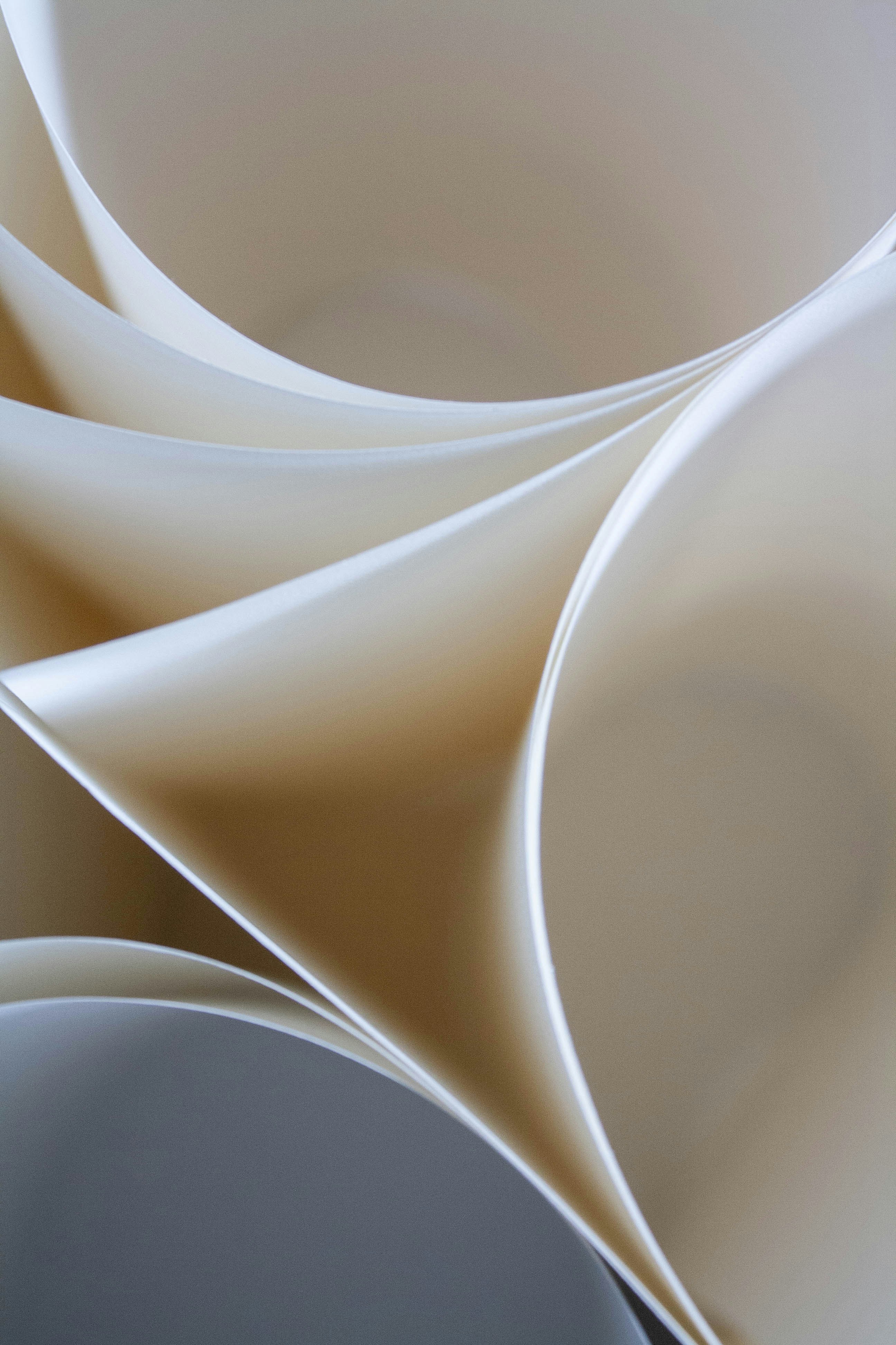 A close up of a bunch of white cups