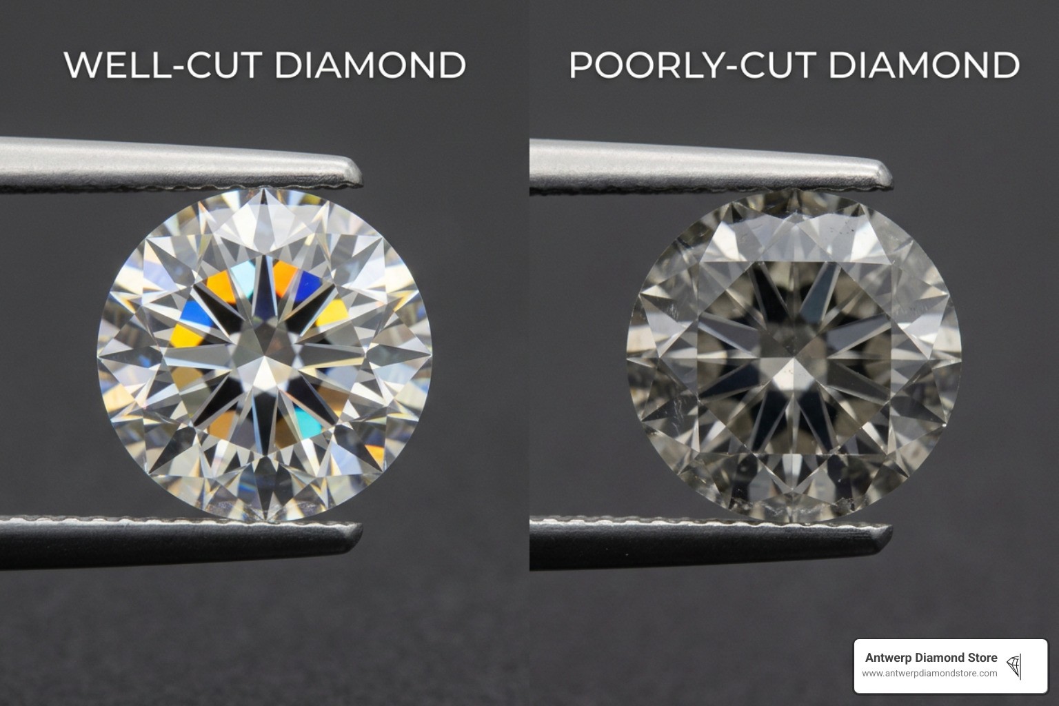 diamond cut quality and light performance comparison
