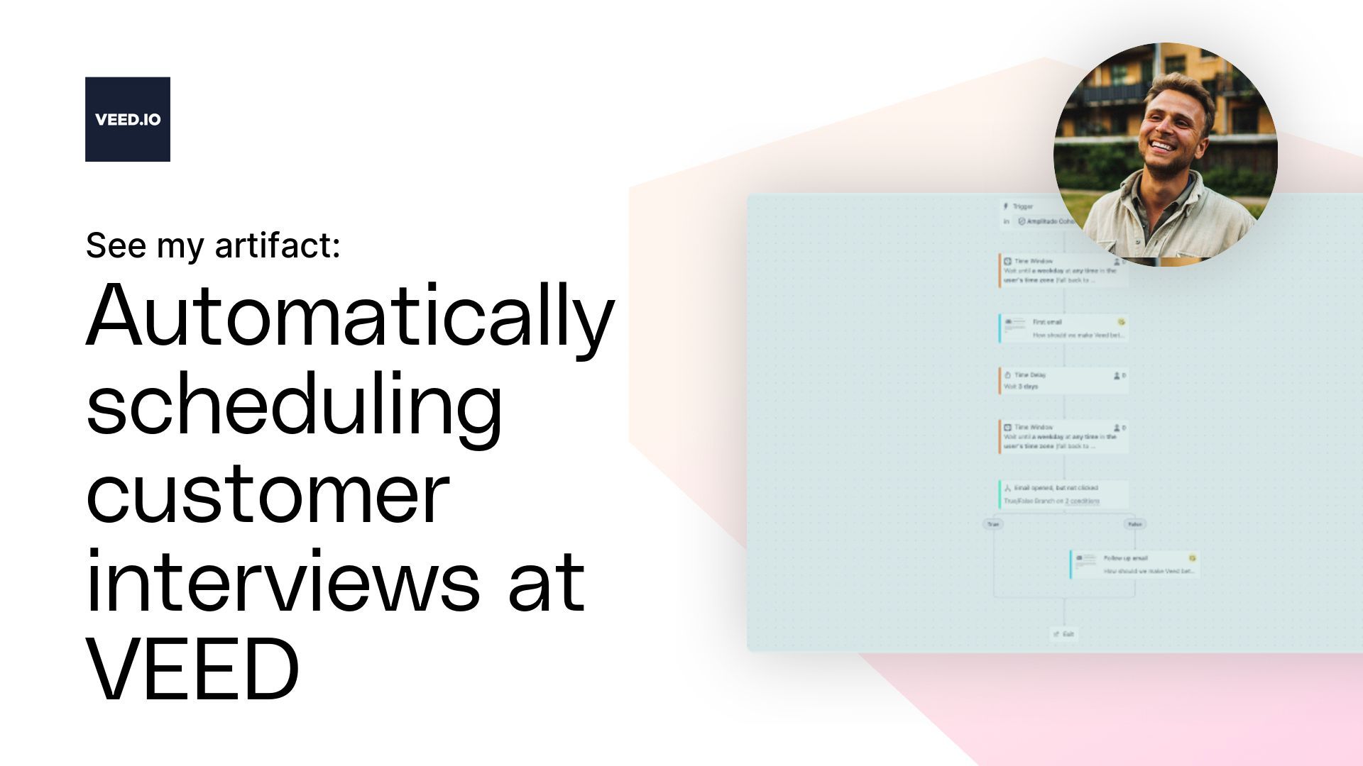 Automatically Scheduling Customer Interviews at VEED Artifact