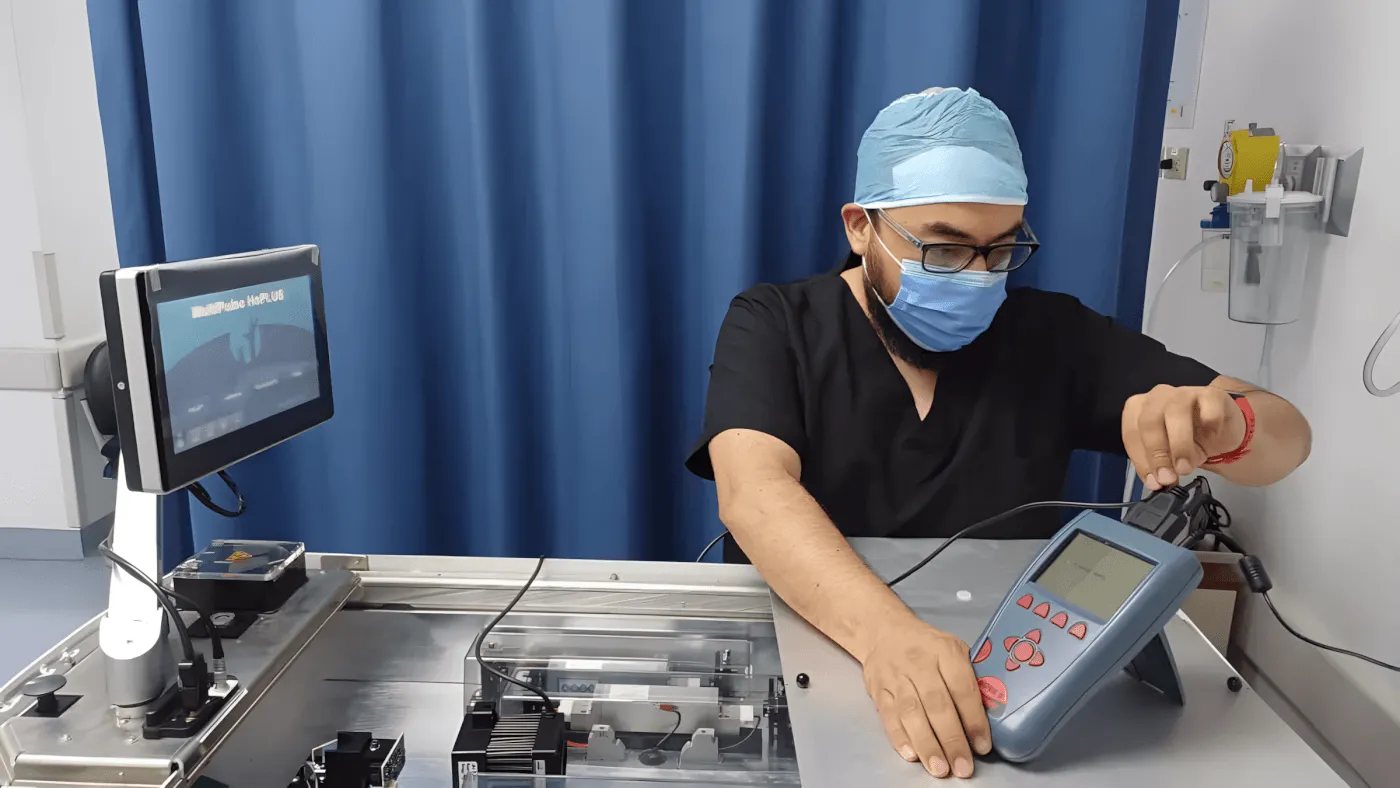 An office with people working