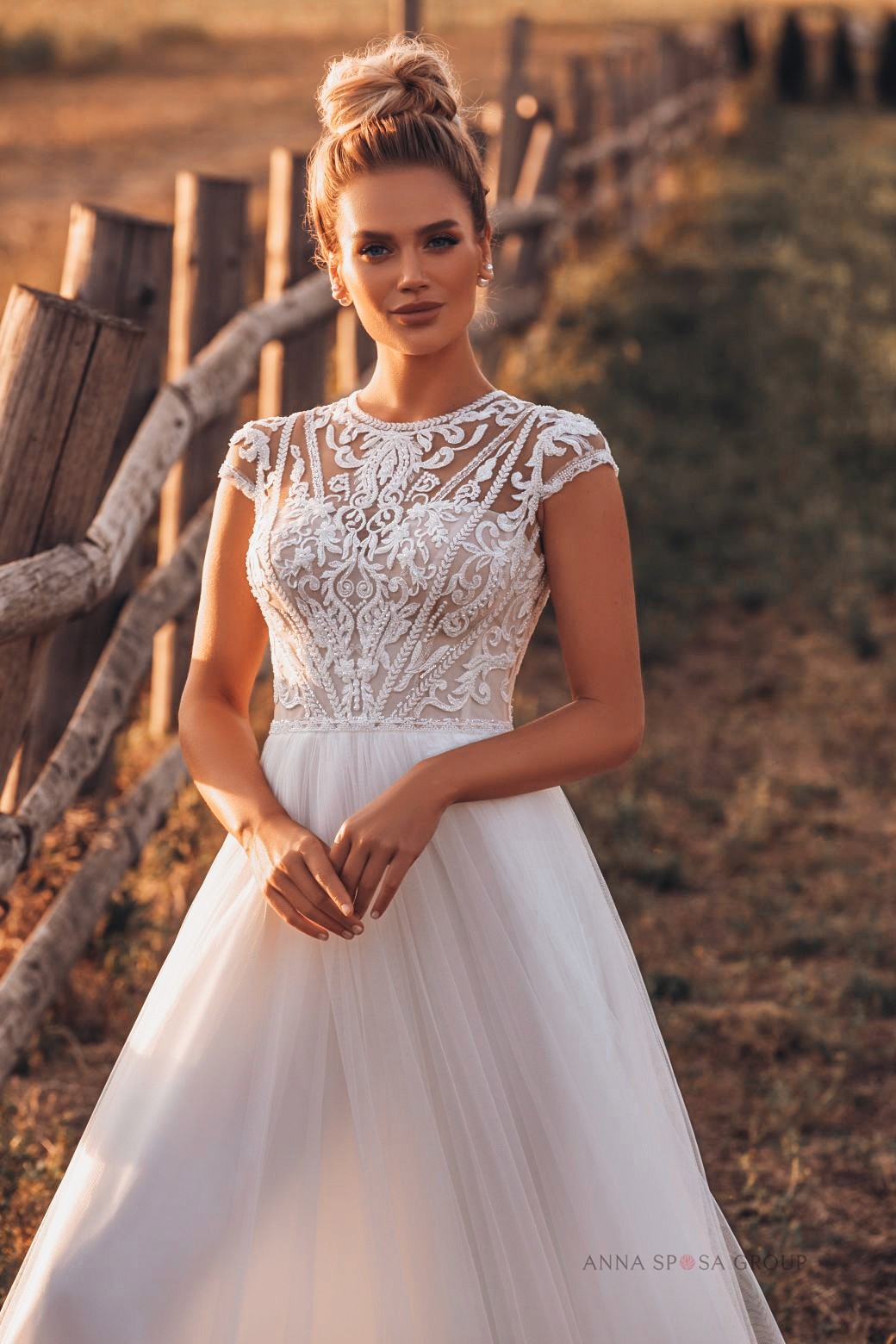 Hochzeitskleid im natürlichen Boho-Look