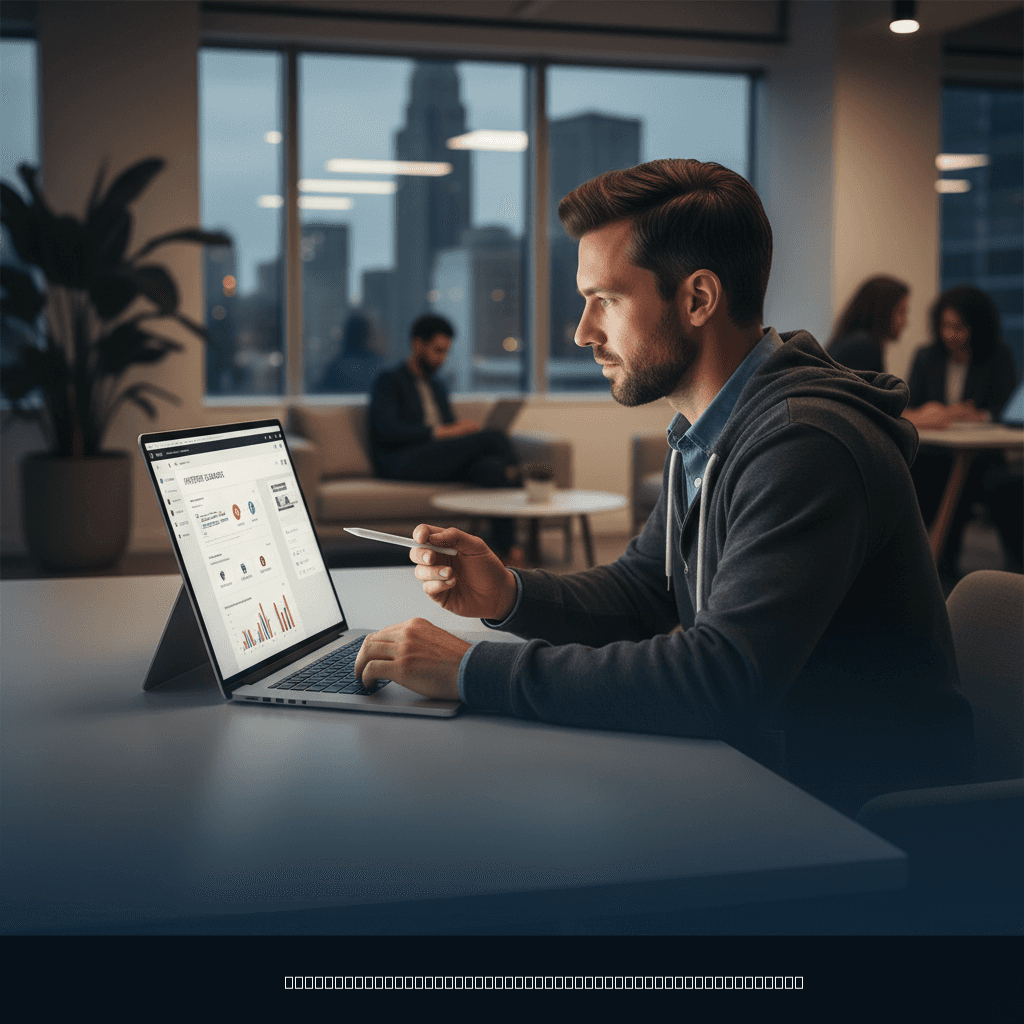Technical founder researching how to find venture capital using an online investor database