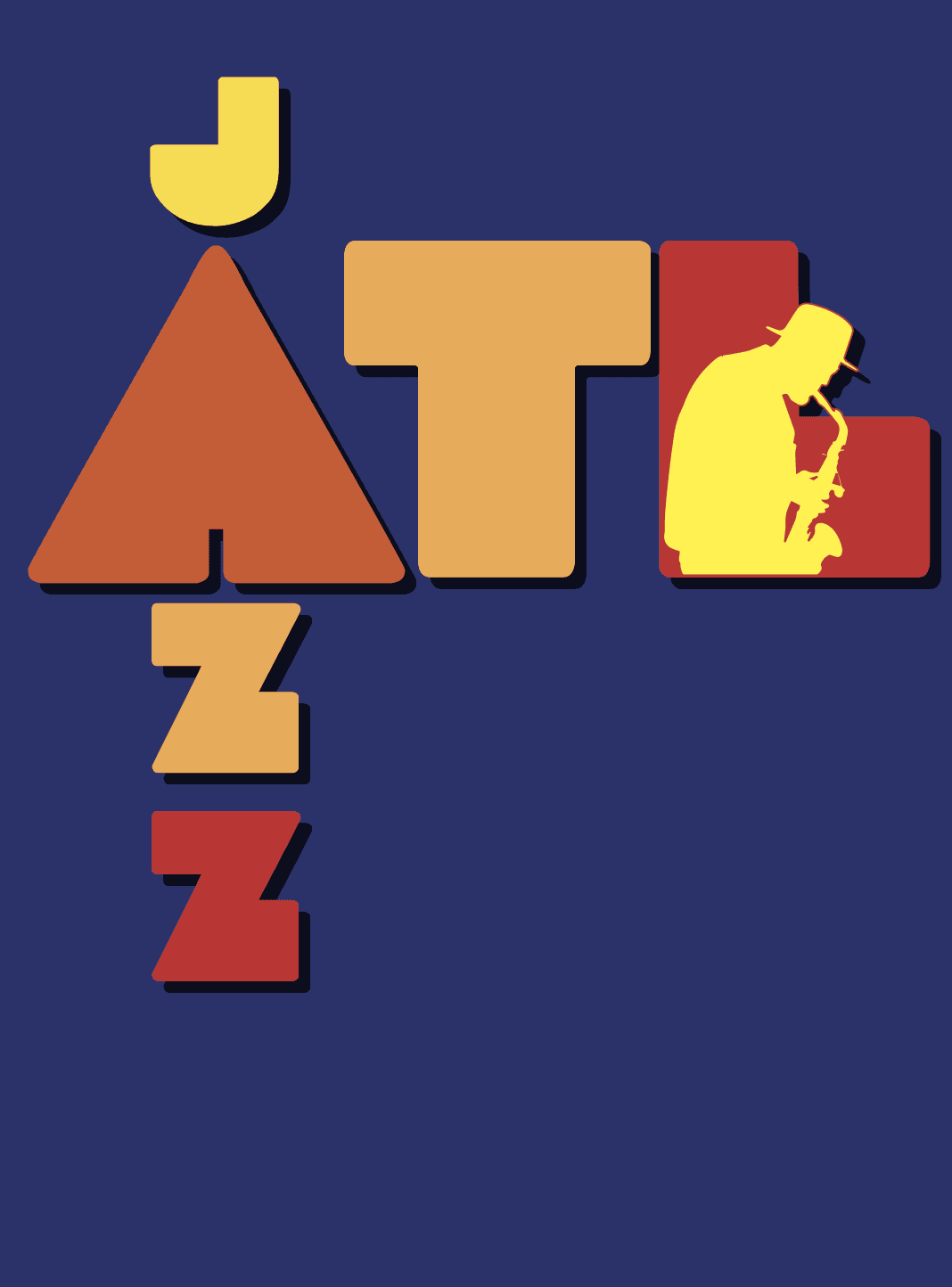 Black and white wave