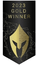 2023 Gold Winner award badge — RJP.design, an award-winning NYC web design agency recognized for excellence in website design and digital marketing.