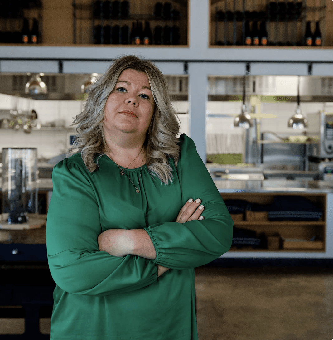 young boy in dark room