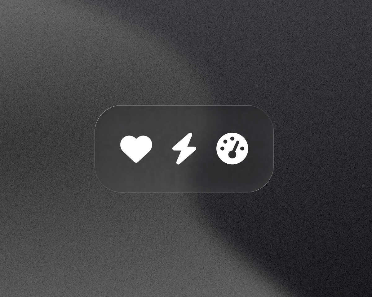 Symbols for Heart Rate, Pace and Power