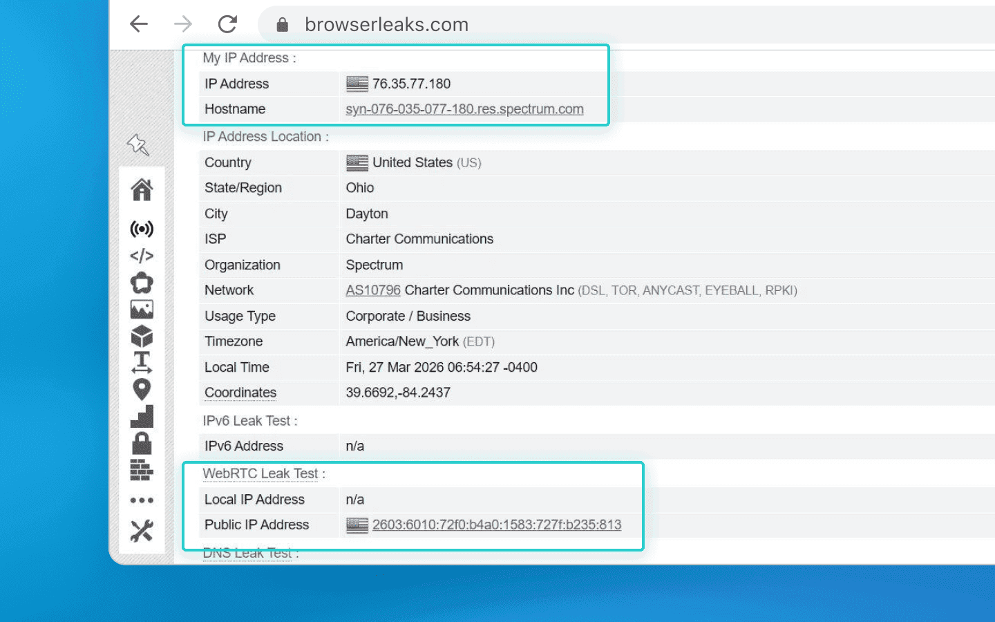 There are no leaks if you use a high-quality anti-detect browser