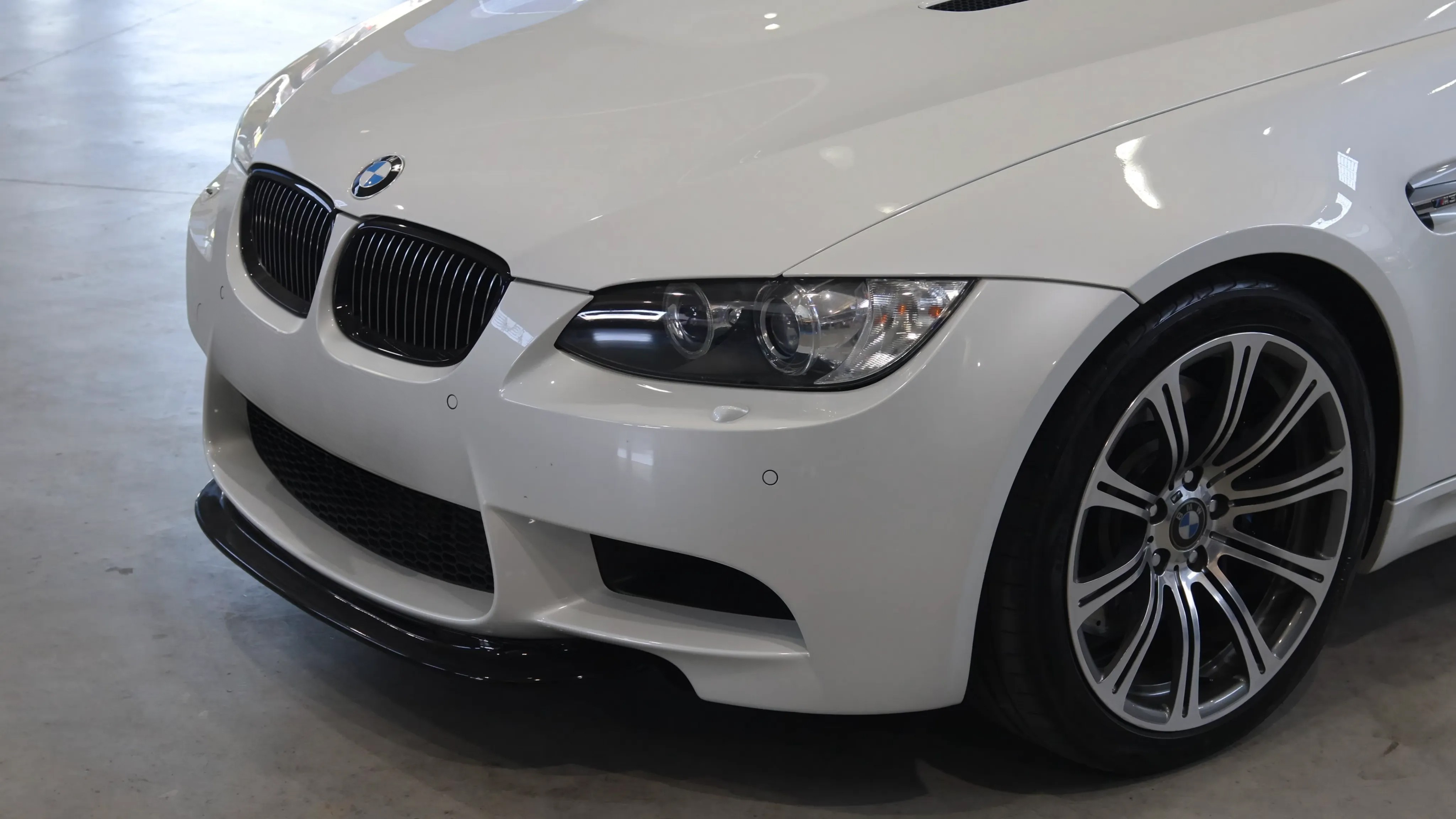 Collection of luxury sports cars displayed in modern rental showroom