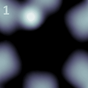 A single Xenon atom trapped in a quantum box.