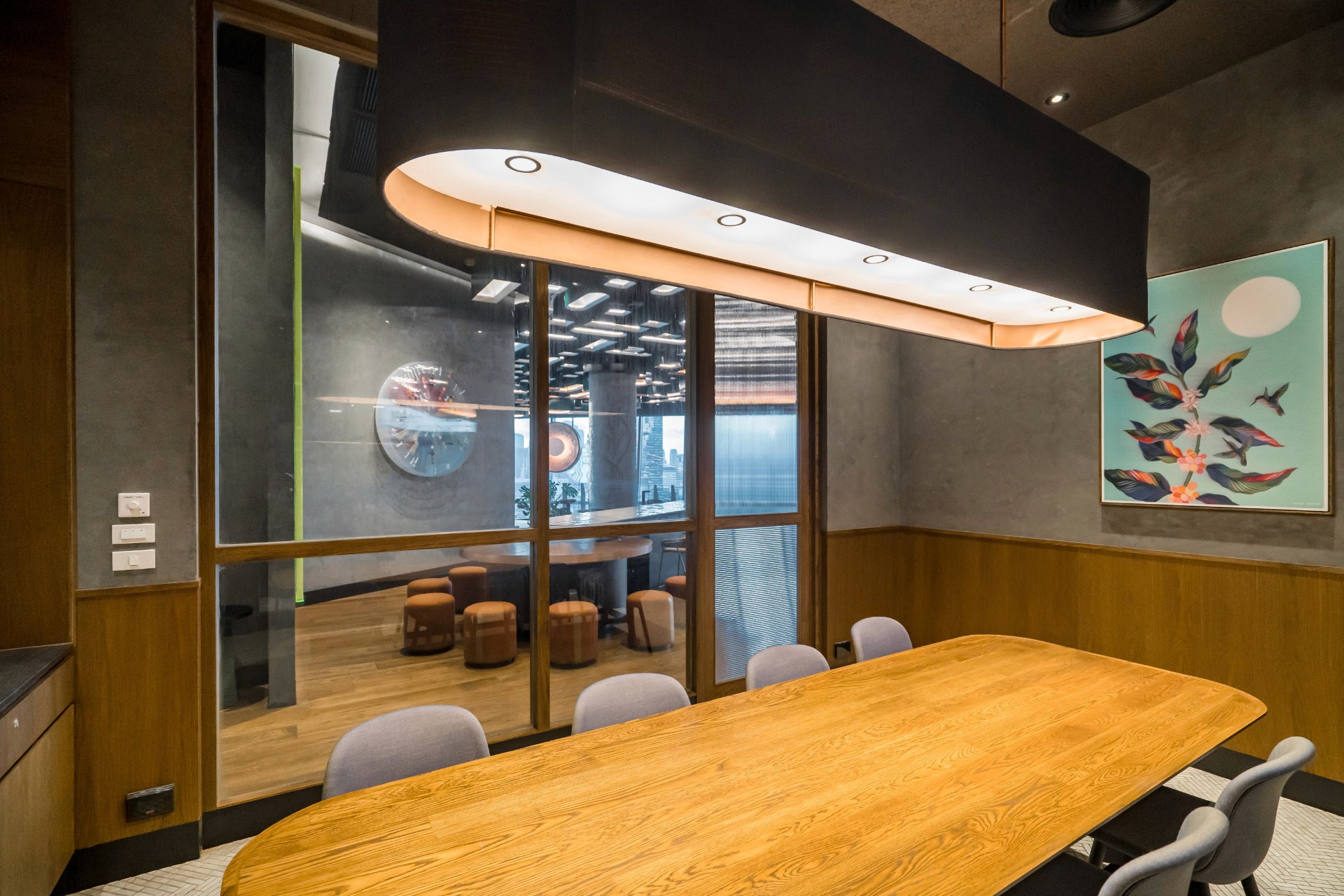 One of many meeting room spaces