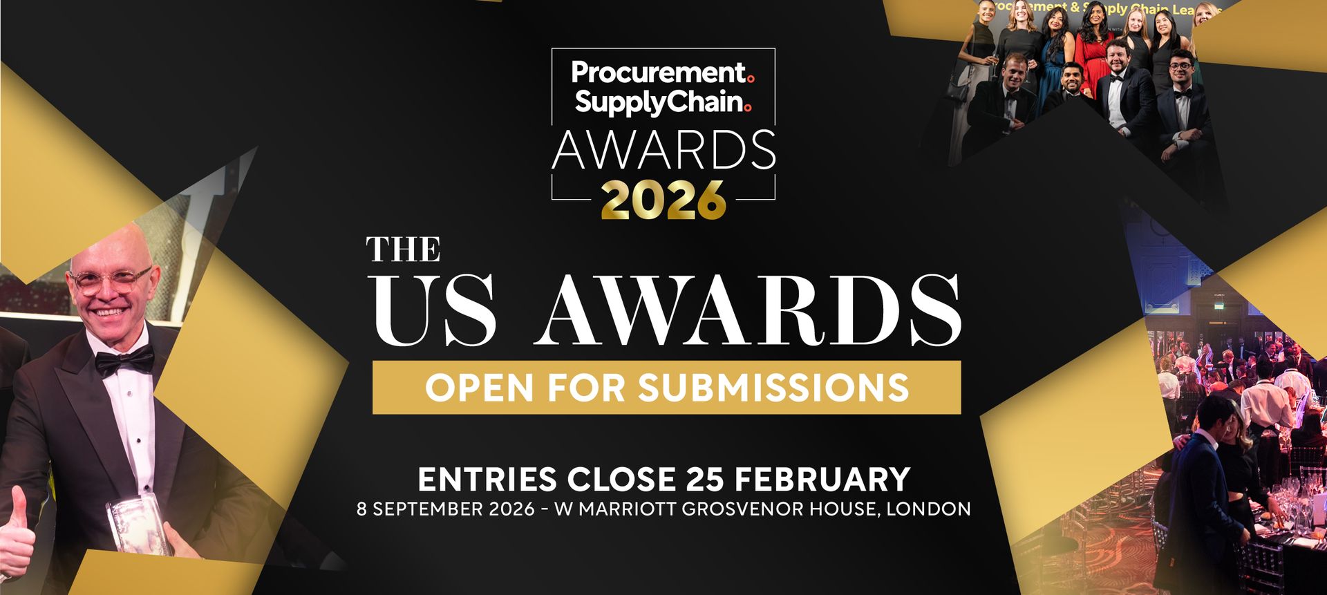Procurement & Supply Chain and Sustainability US Awards, by BizClik, Open for Submissions Submit Now – Entries Close 25 February