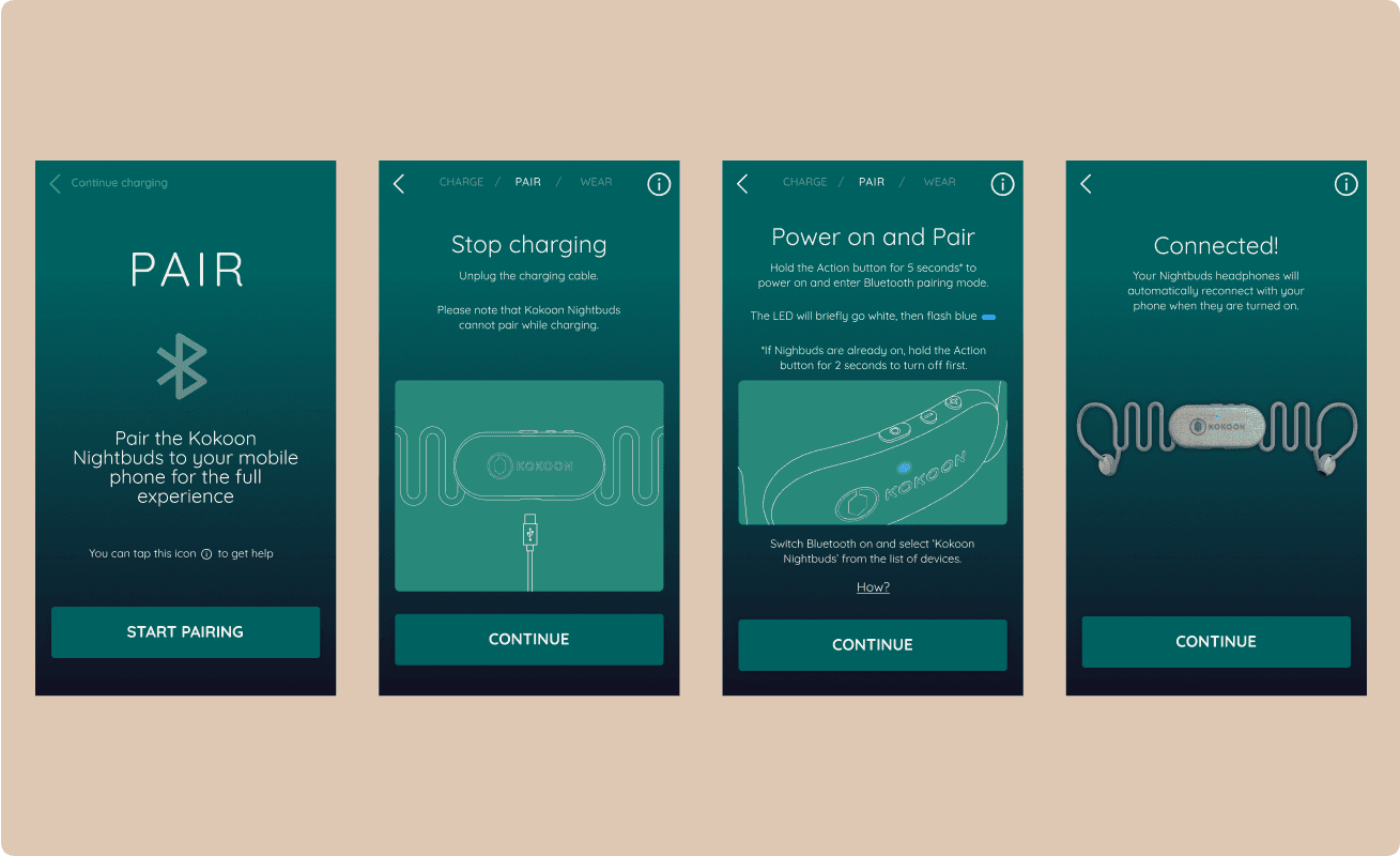 App onboarding flow