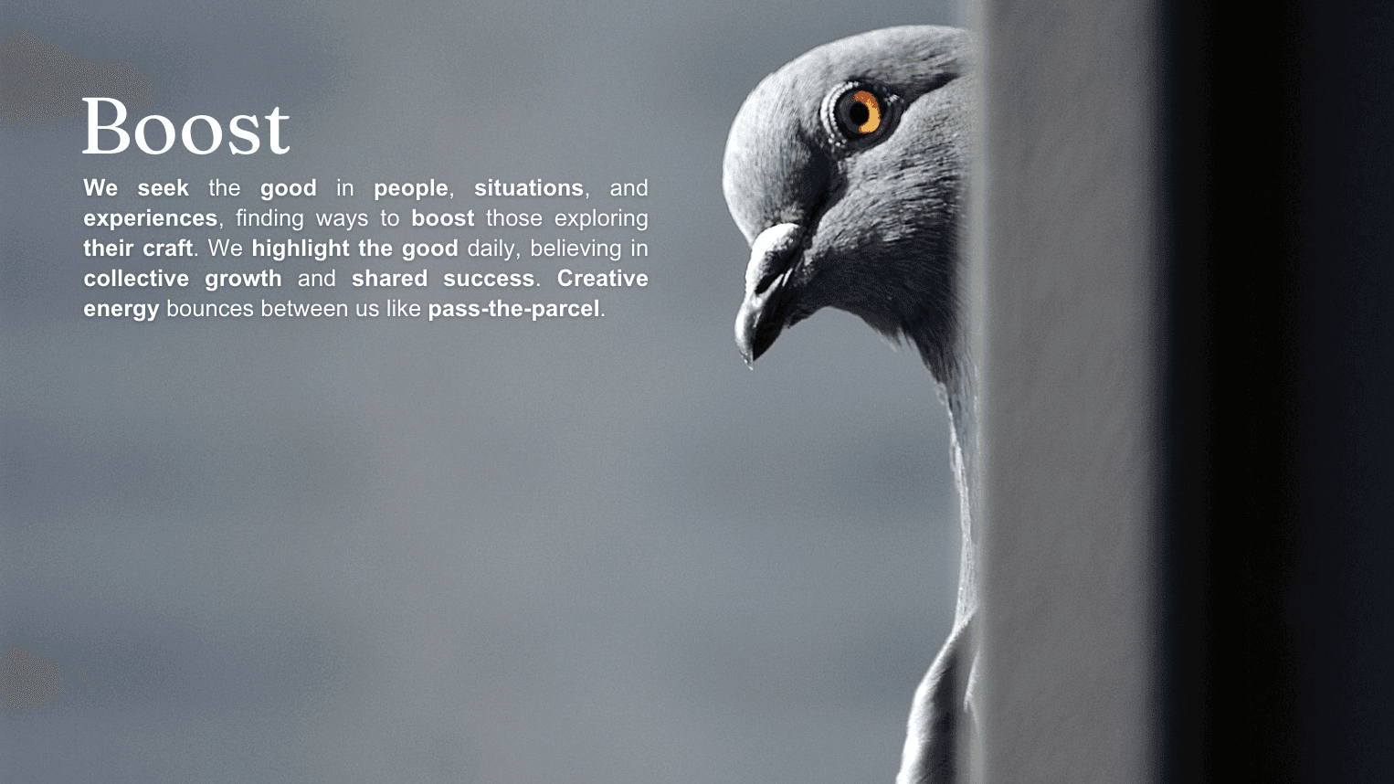 A large phone in front of a purple and blue gradient backdrop