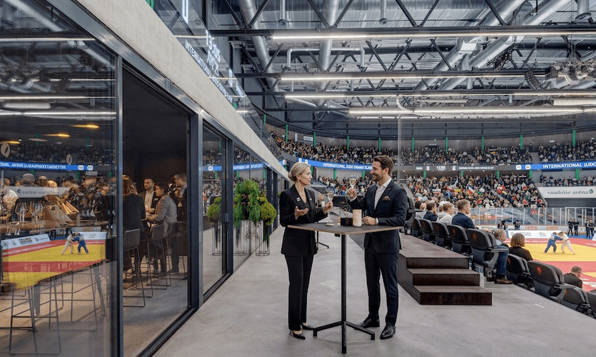VIP Hospitality in the Vaudoise Arena in Lausanne